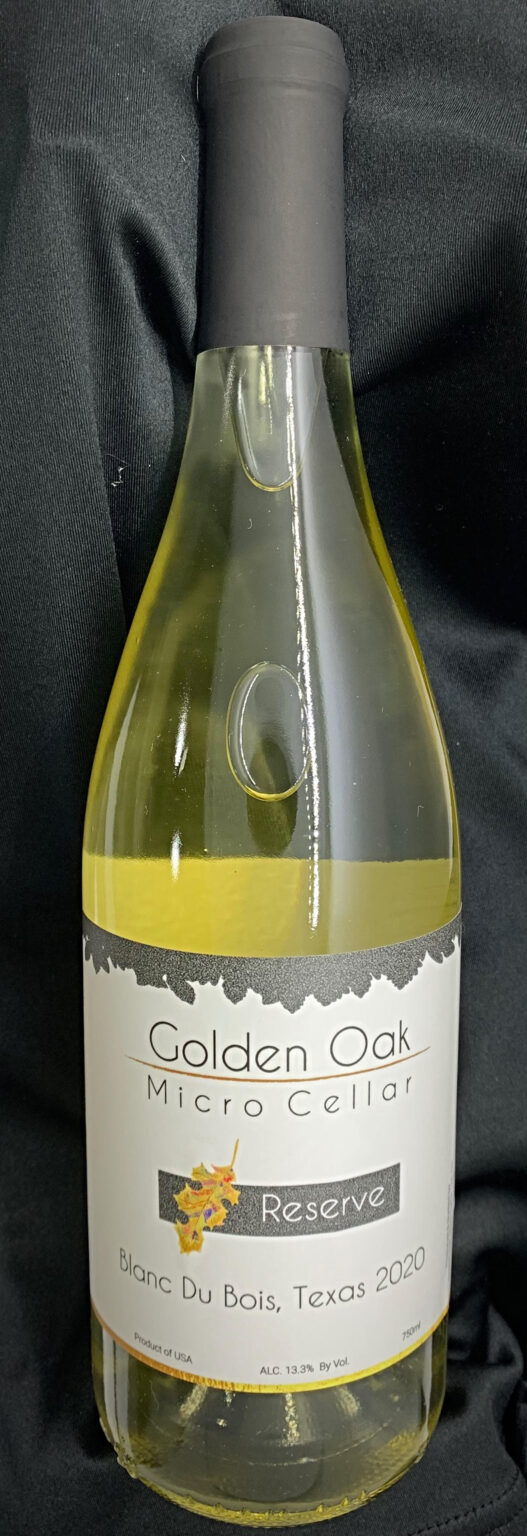 Blanc Du Bois Reserve, TX 2020, 13.3AbV., 0.75l Winery & Vineyard
